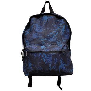 Blue Army Pattern Backpack